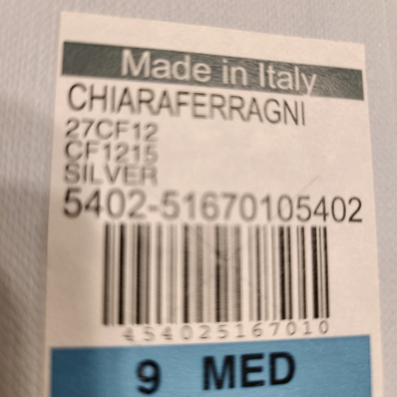 Chiara Ferragni glitter wink eye ballet flats 39 - Picture 4 of 7